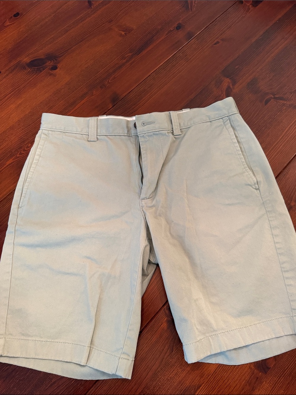 J. Crew Light Khaki Flat-Front Men's Shorts